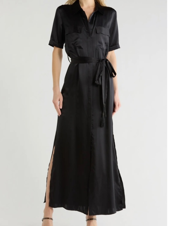 L'AGENCE Dresses & Skirts - L'Agence Klement Silk Shirtdress